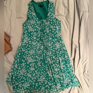 Banana Republic green floral dress